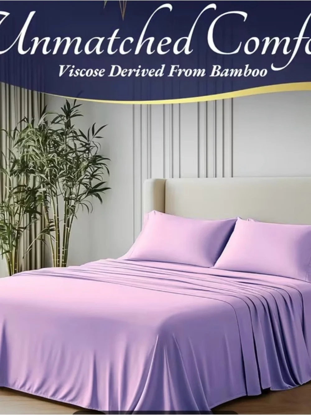 Bamboo Sheets - Lavender Purple